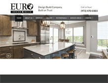 Tablet Screenshot of eurodesignbuild.com